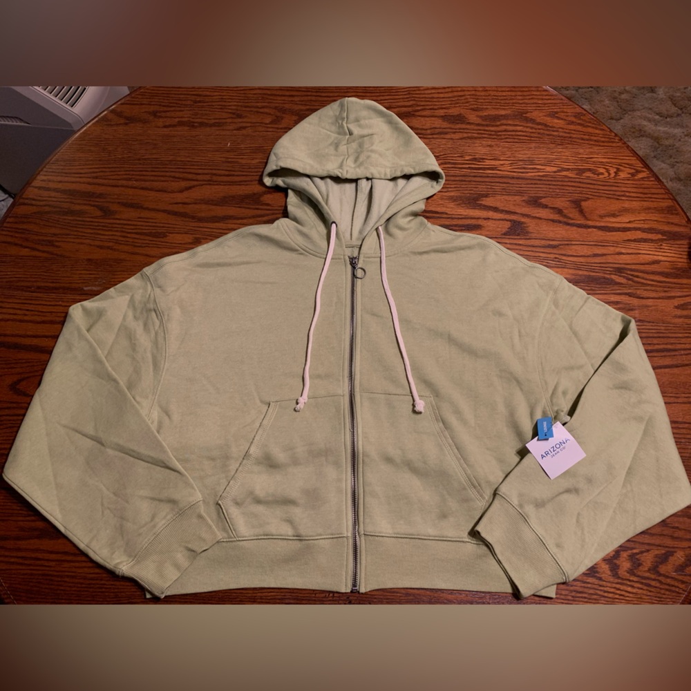Arizona cropped zip up hoodie